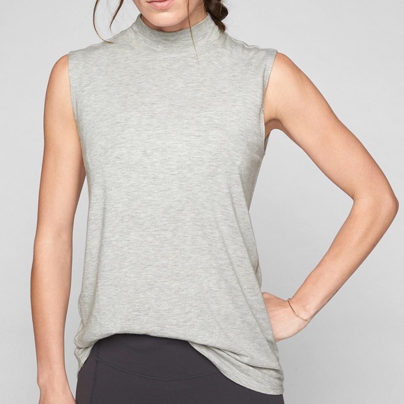 Athleta Tops - ATHLETA Threadlight Mock Neck Tank/Tunic